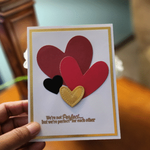 Handmade Heartfelt Card | Perfect for Each Other