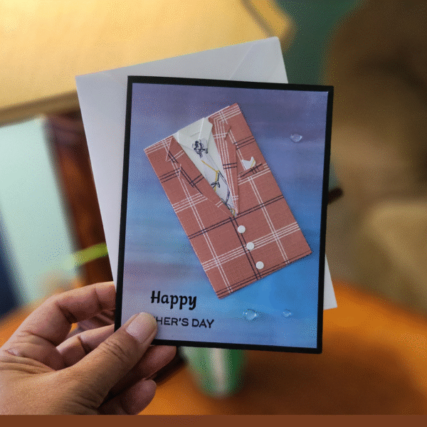 Happy Father's Day Suit Jacket Card | Unique Handmade Greeting for Dad