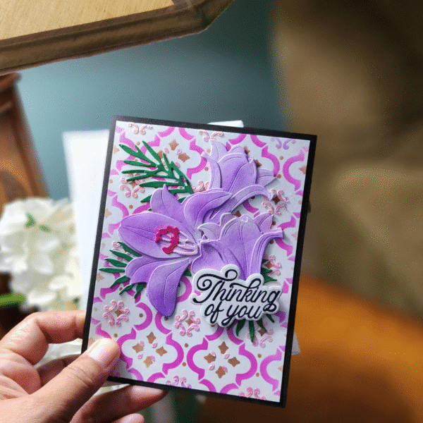 Thinking of You" Card | Purple Lily Design