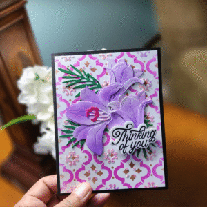Thinking of You" Card | Purple Lily Design