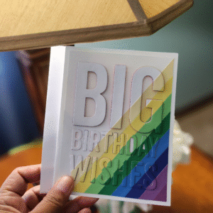 Handmade "Big Birthday Wishes" Card