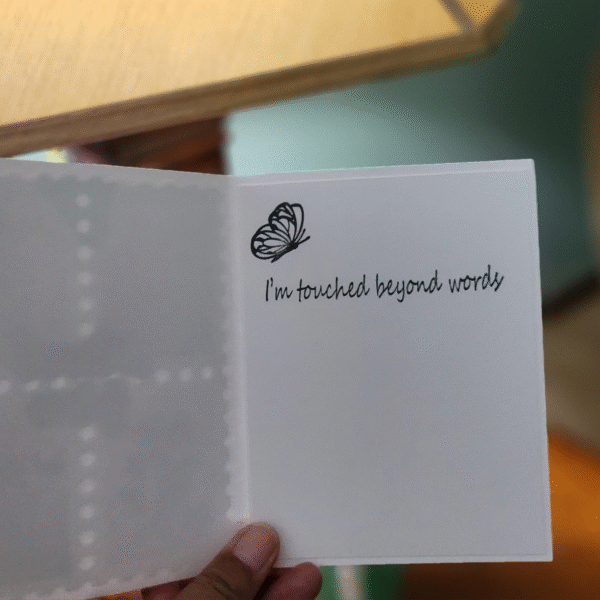 Elegant Vintage Stamp Style "Thank You" Card